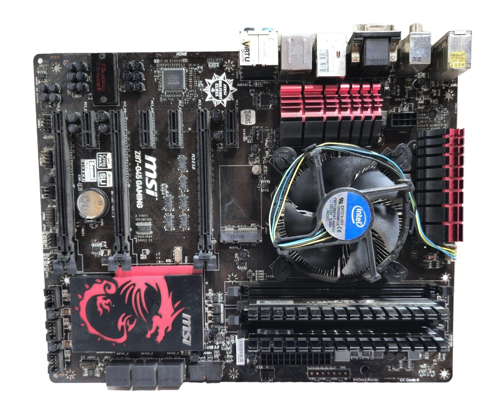 MSI Z87-G45 GAMING Motherboard + Intel Core I5-3570K + 16GB Ram +H/S And  Fan - ZOMBIE COMPONENTS