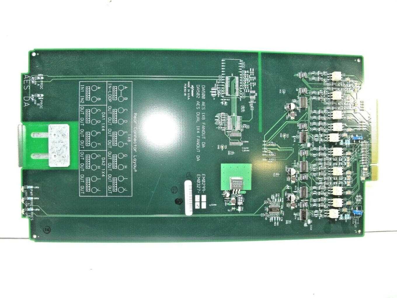 NVISION DA502 AES DUAL 1X4 FANOUT DA EM0327-00