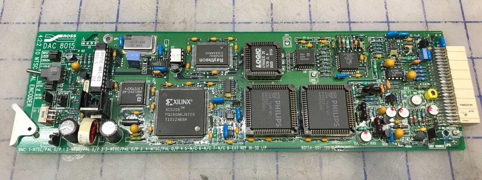 Ross DAC 8015 ROSS VIDEO ROSS VIDEO TO NTSC/PAL ENCODER 8015A-001 ISS 8