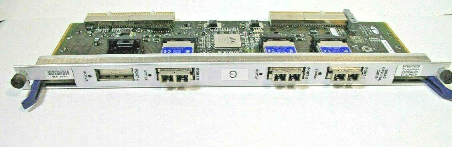 Telica Plexus 9000 QUAD OPTICAL GIG E Module 89-0399-A