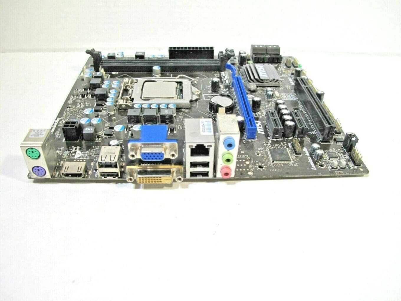 MSI H55M-E23 MS-7636 VER 3.1 SOCKET 1156 HDMI MOTHERBOARD +I3-550 CPU