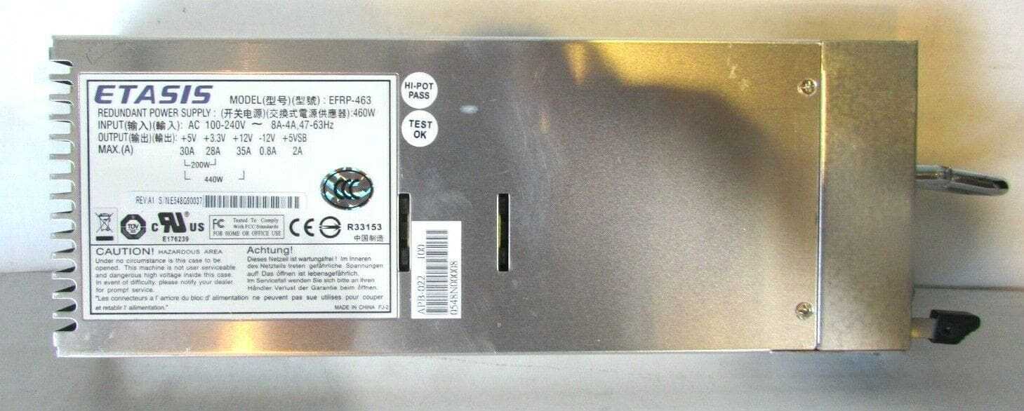 ETASIS Redundant Power Supply model EFRP-463
