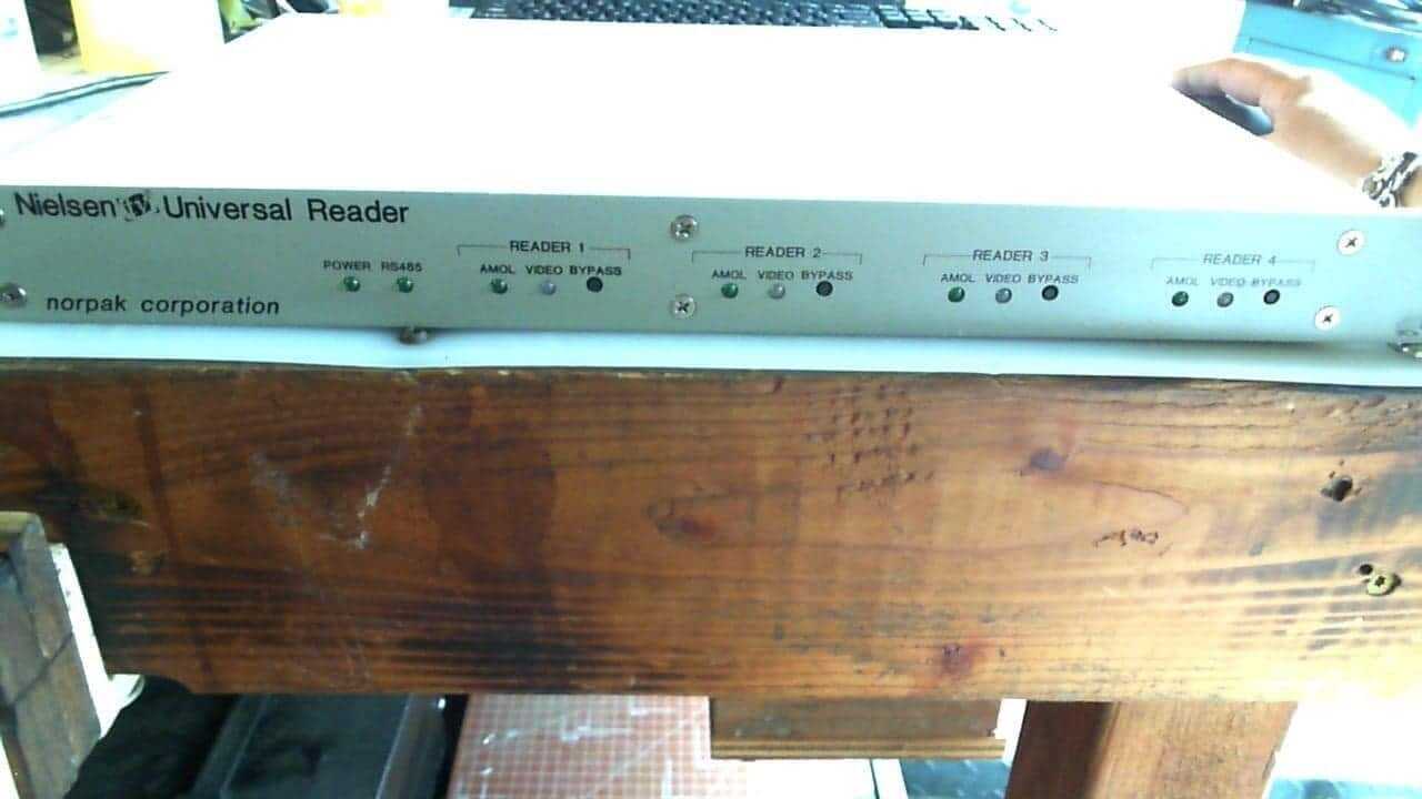 Norpak Corporation Nielson NX7-CHS-700 Media Research 4-Universal Readers