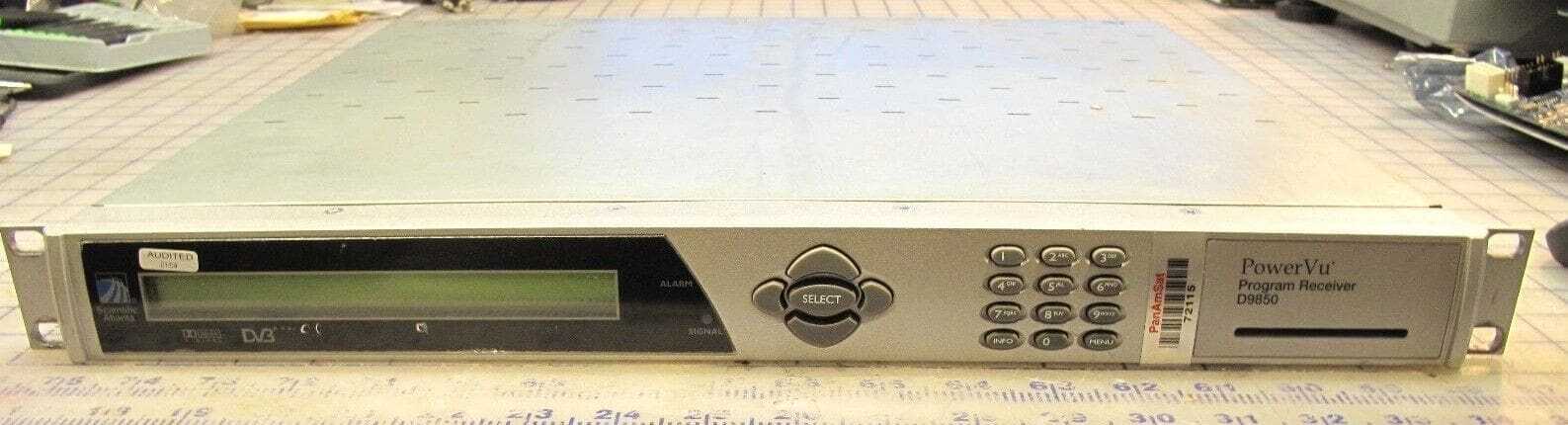 PowerVu SCIENTIFIC ATLANTA D9828 MULTI DECRYPTION Receiver CLC:MDR