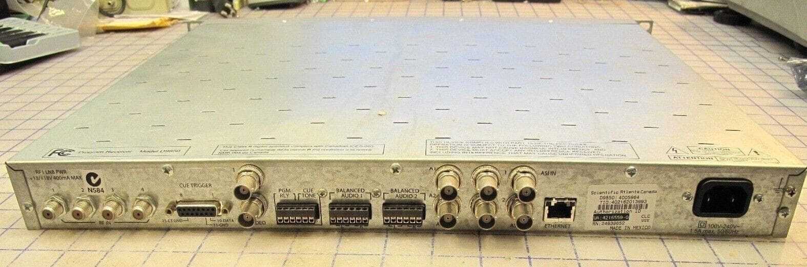 PowerVu SCIENTIFIC ATLANTA D9828 MULTI DECRYPTION Receiver CLC:MDR