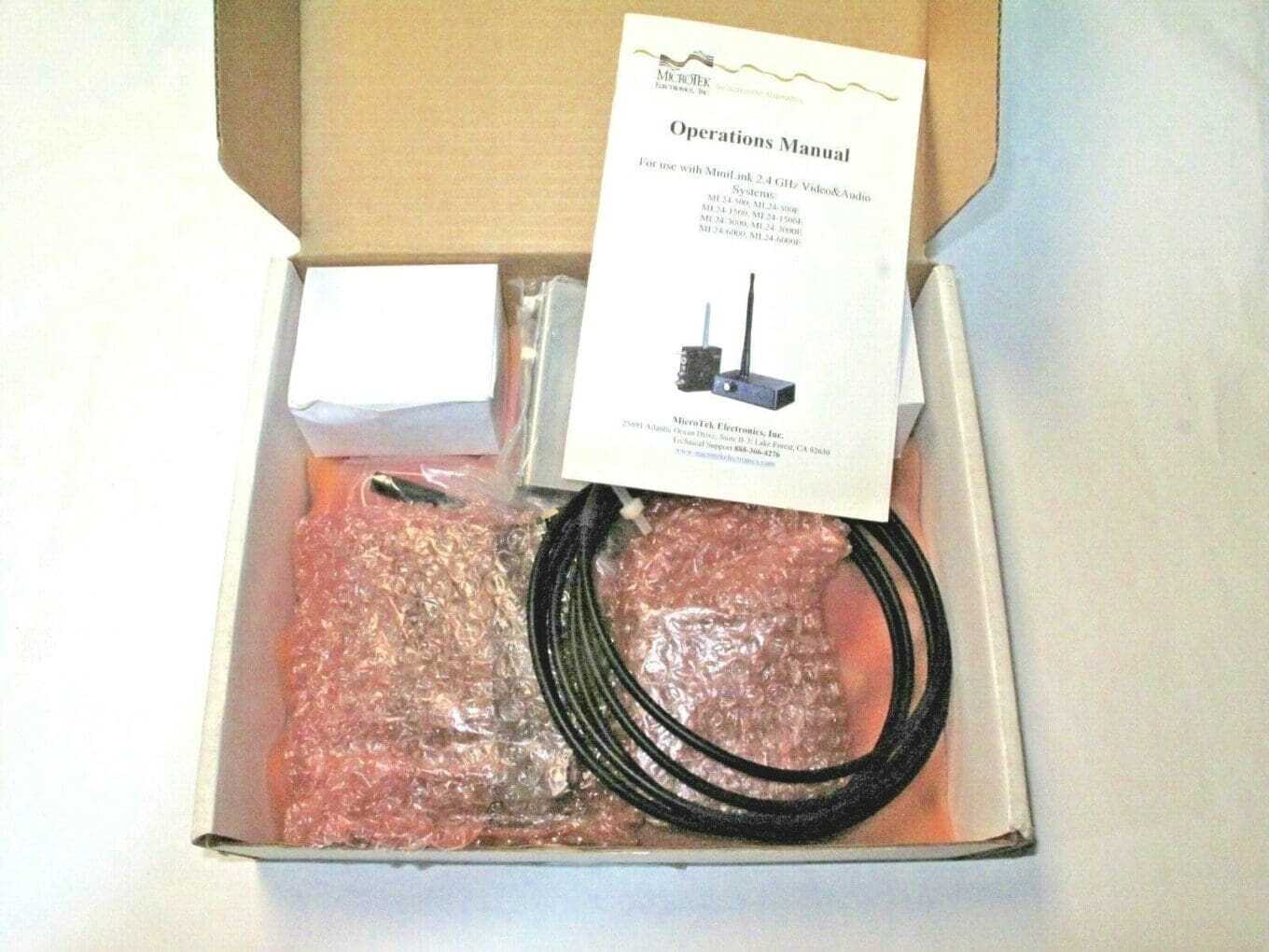 MICROTEK MINILINK-2.4 VIDEO TRANSMITTER AND RECEIVER KIT