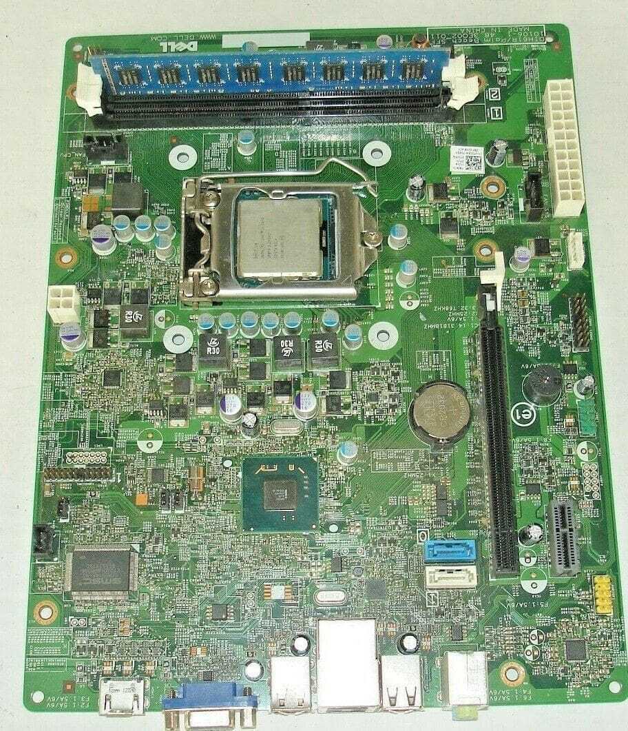 DELL 0T10XW MOTHERBOARD WITH INTEL CORE I5-3470 3.20GHZ SROT8 CPU + 4 GB RAM