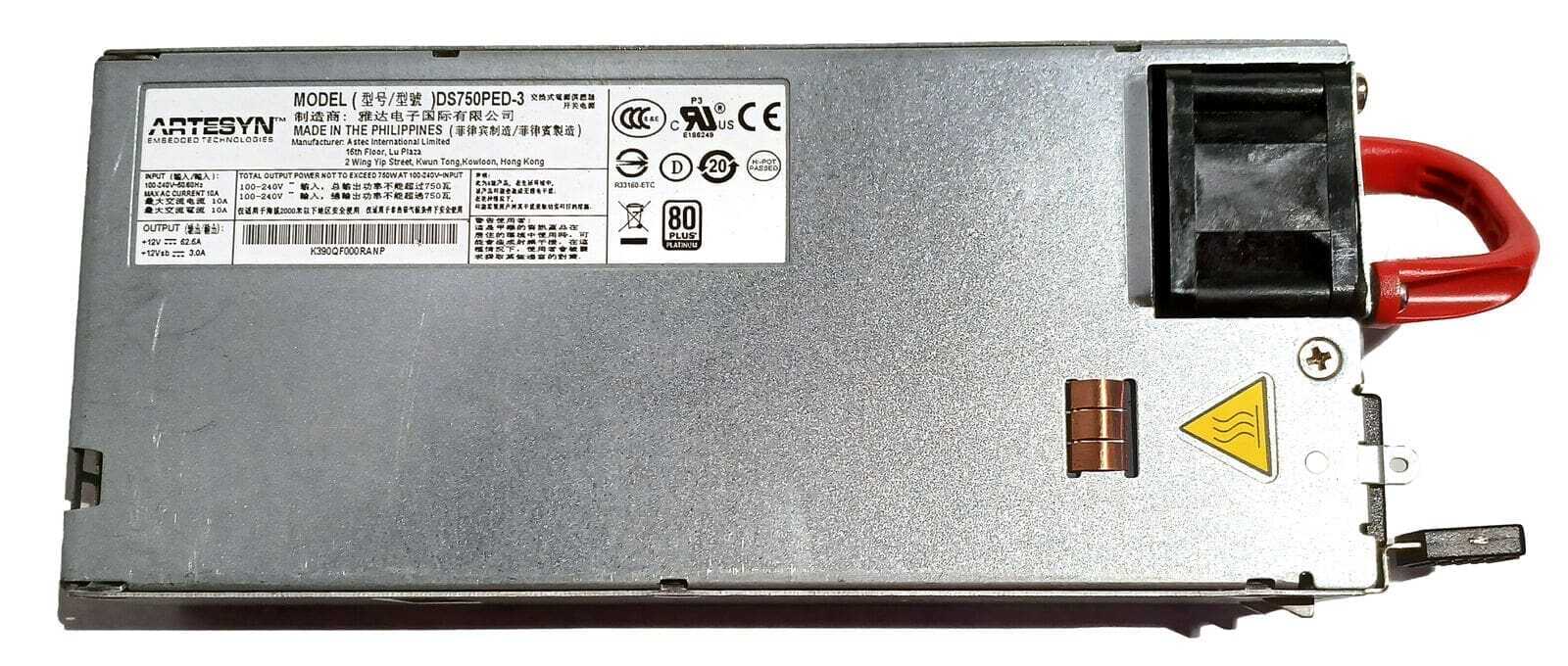 Artesyn DS750PED-3 750 WATT FRONT END AC-DC POWER SUPPLIES