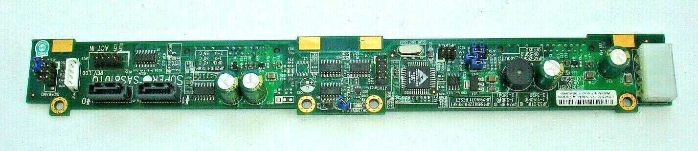 2 SUPER SAS810TQ REV. 1.00 USED BACKPLANE CIRCUIT BOARD