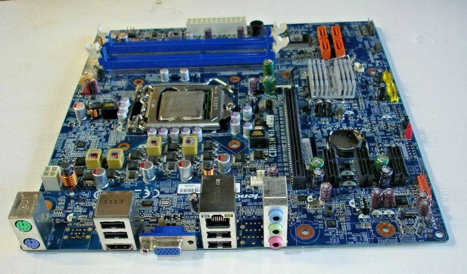 LENOVO 11S11012765EEEEE15LOV3 MOTHERBOARD W/ INTEL PENTIUM G620 SR05R CPU