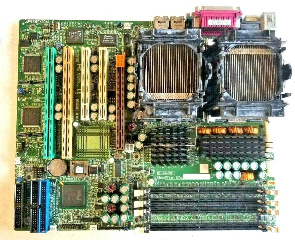 Super X5DAL - TG2/C Rev 1.3 Dual Motherboard + 2X INTEL XENON 3.2GHz SL72Y