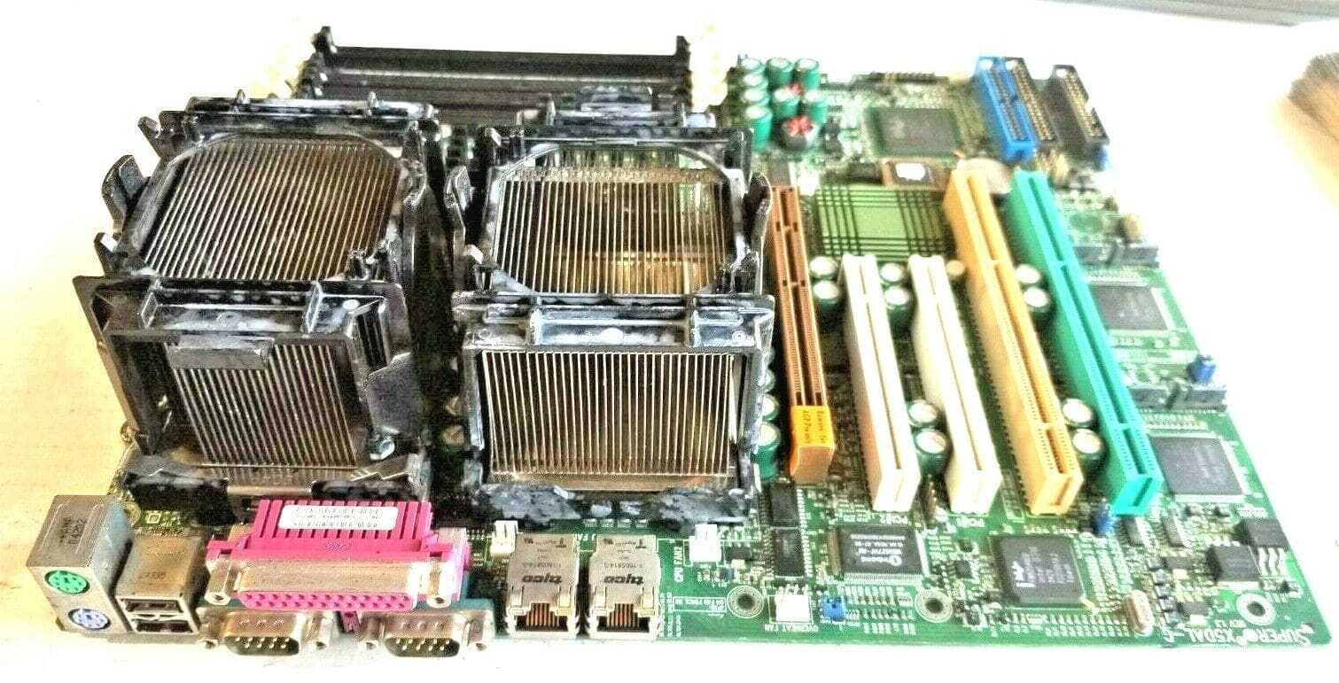 Super X5DAL - TG2/C Rev 1.3 Dual Motherboard + 2X INTEL XENON 3.2GHz SL72Y