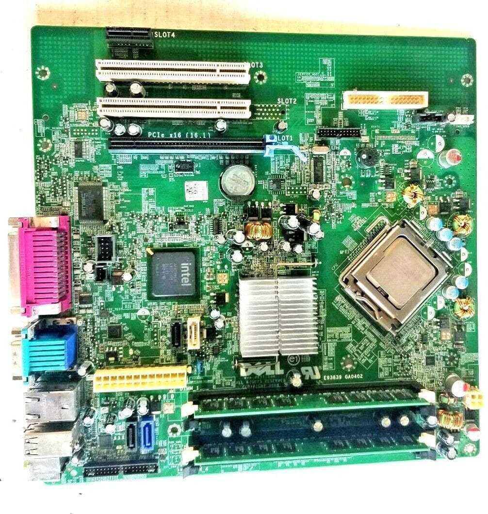 Dell Optiplex 760/780/790 0G214D Motherboard + INTEL 2.66GHz SLAPB CPU, 4GB RAM