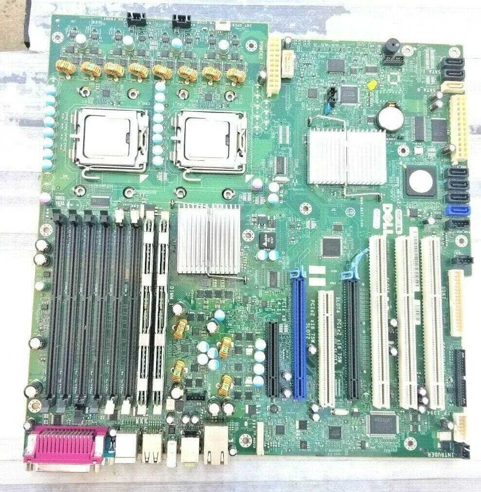 Dell 0RW199 MOTHERBOARD WITH DUAL 2.0GHz XEON SLAGC & SLAP2 CPU's + 2GB RAM