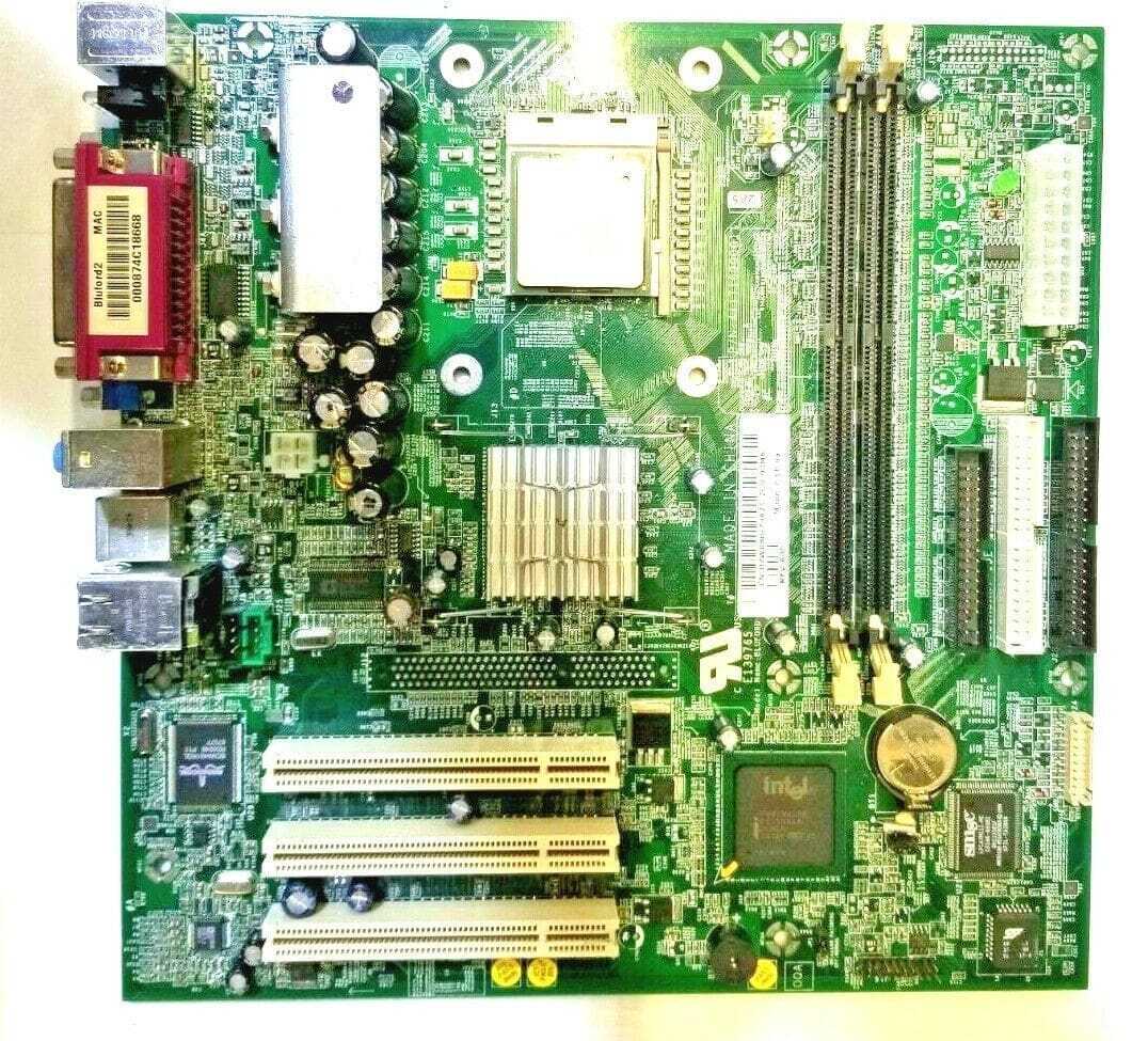 Dell 07W080 BLUFORD2 MOTHERBOARD + 2GHz INTEL CELERON SL6HY CPU