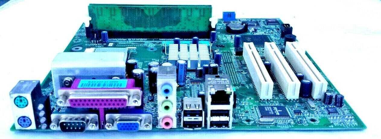 DELL 0F5949 MOTHERBOARD + 2.8GHz INTEL PENTIUM 4 SL6PF CPU + 512MB RAM