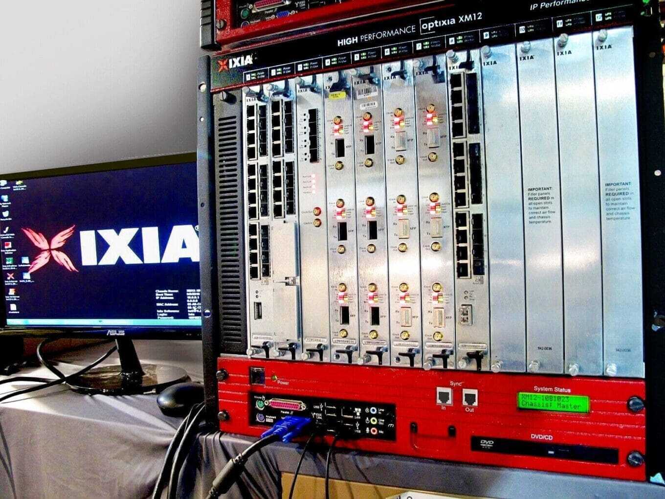 Ixia Optixia XM-12 WINDOWS 7 + IxOS 8.00 EA +IxNetwork +IxAutomate +ANALYZER