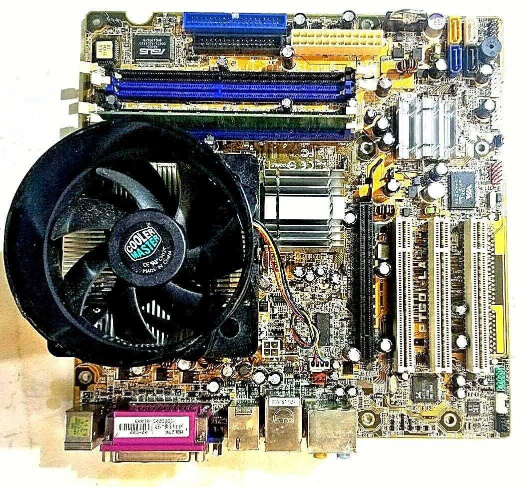 ASUS PTGD1-LA MOTHERBOARD + 3.06GHz INTEL SL8ZZ CPU + 512MB RAM + H/S/FAN