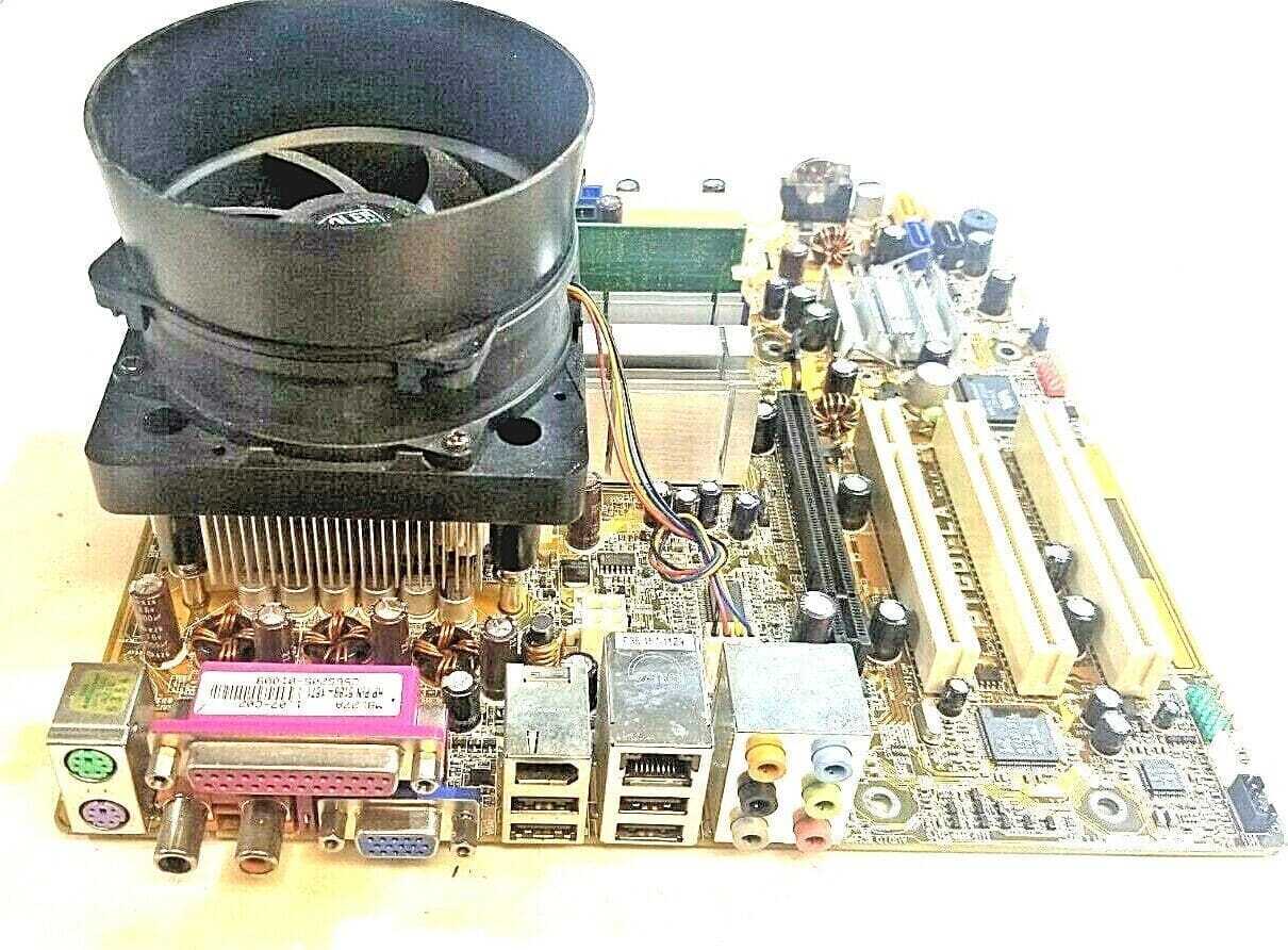 ASUS PTGD1-LA MOTHERBOARD + 3.06GHz INTEL SL8ZZ CPU + 512MB RAM + H/S/FAN