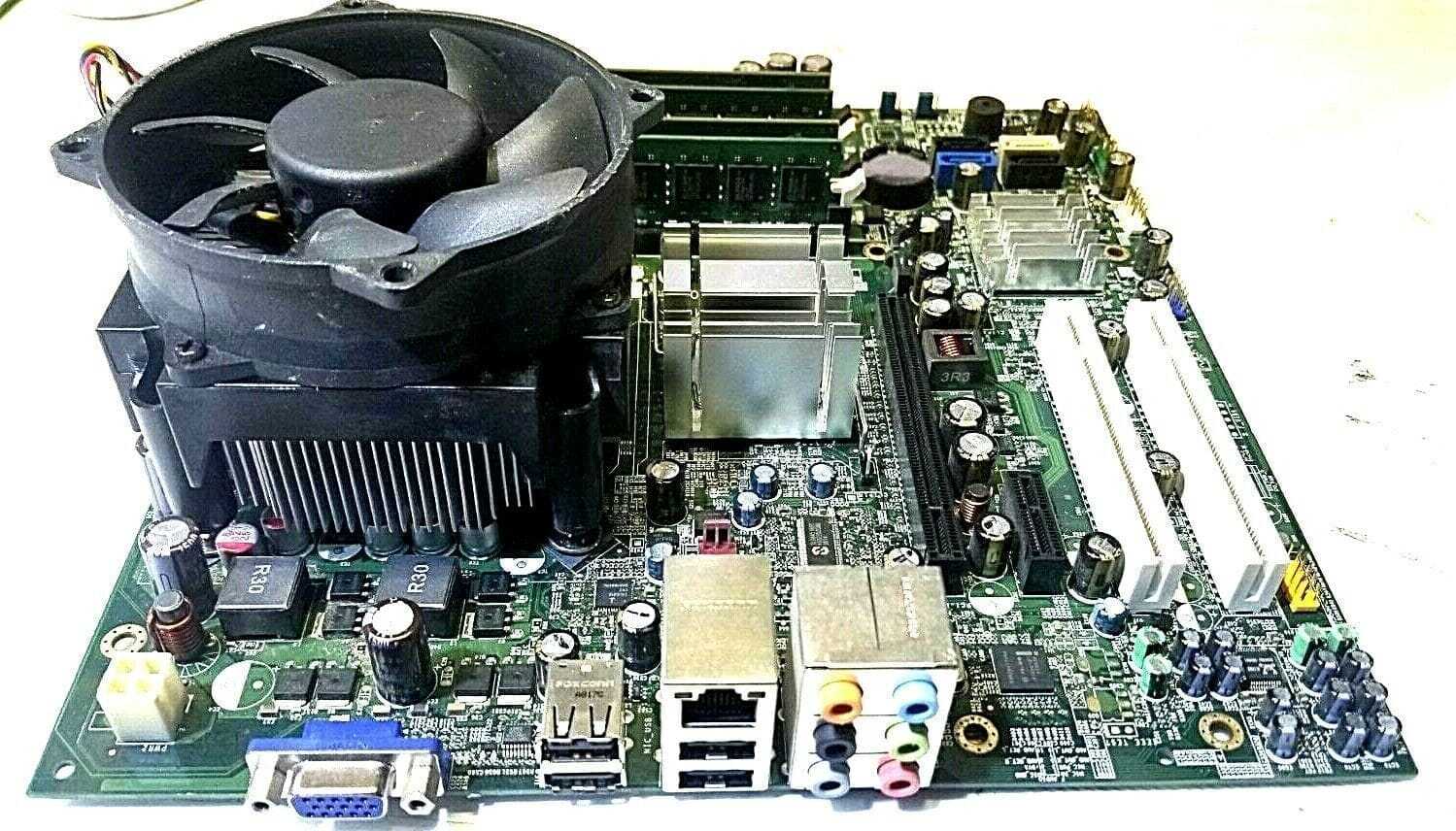 DELL 0CU409 MOTHERBOARD + 1.8GHz INTEL DUAL CORE SLA8Z CPU + 4GB RAM + H/S + FAN