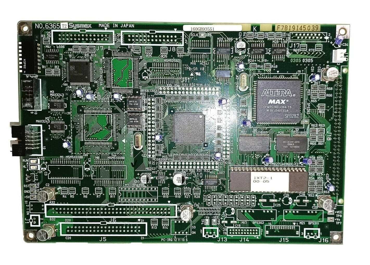 Sysmex XS-1000i Hematology Analyzer System Board 6365T2