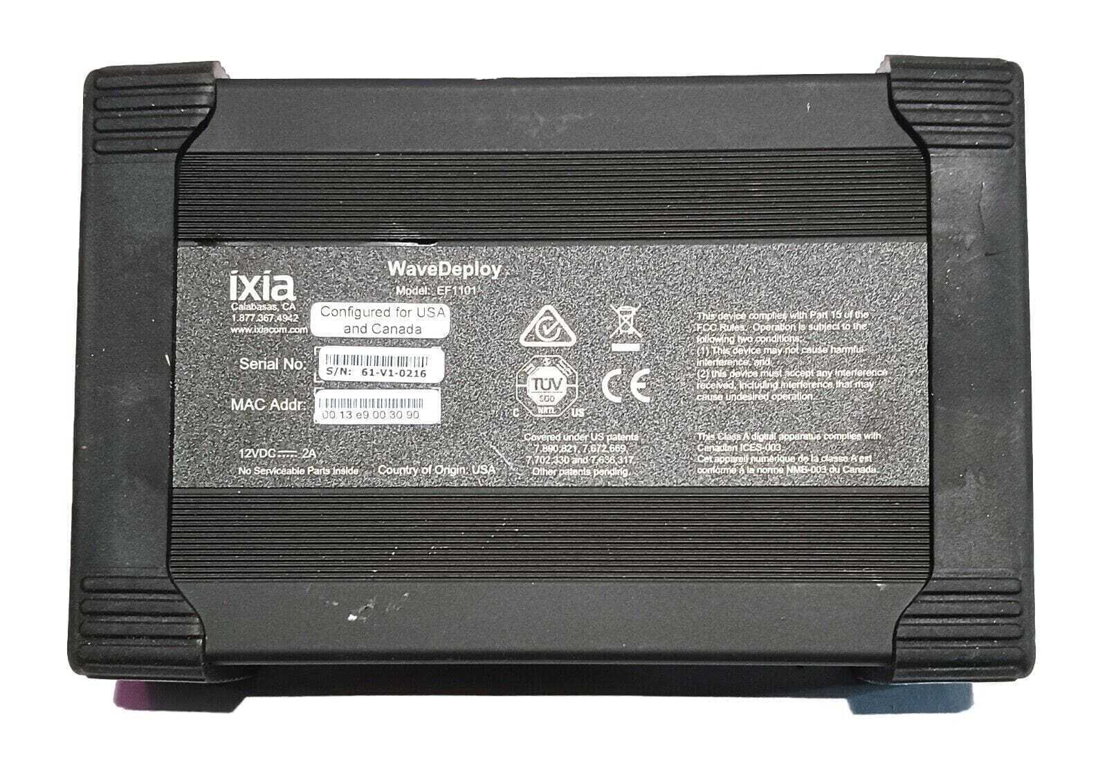 IXIA EF1101 WaveDeploy Ethernet 802.3