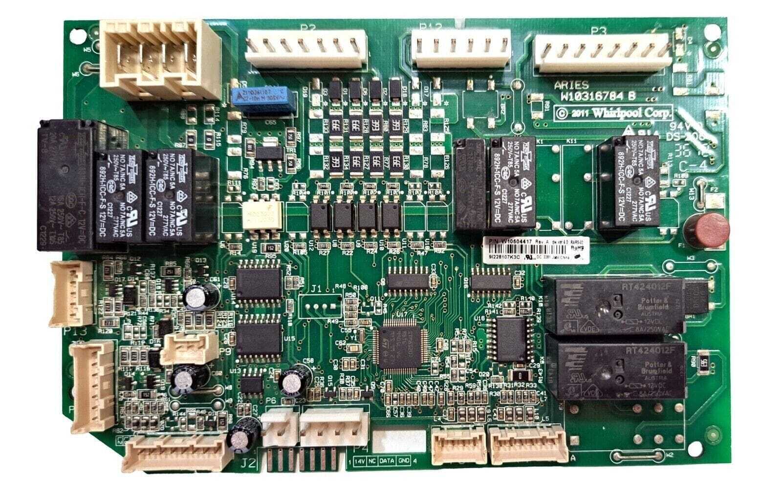 Whirlpool Refrigerator Control Board W10504417 Rev A Open Box
