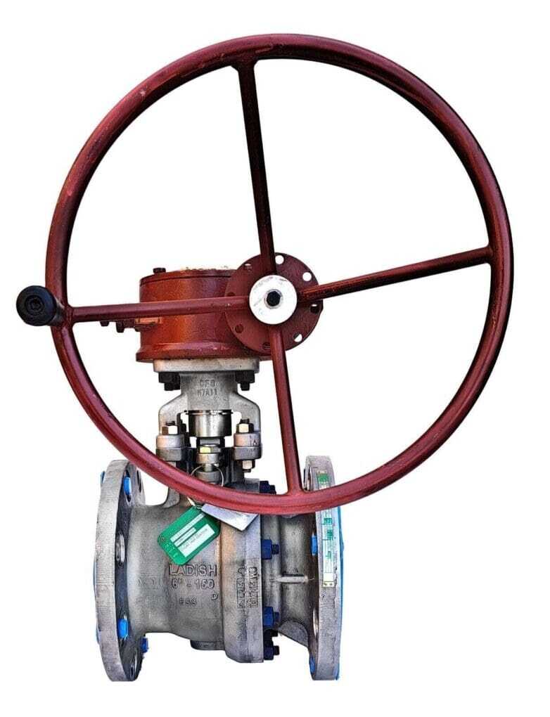 Ladish 6" Hastelloy Ball Valve API 607, Class 150 P715-G230-DR02-E60N Fire Safe