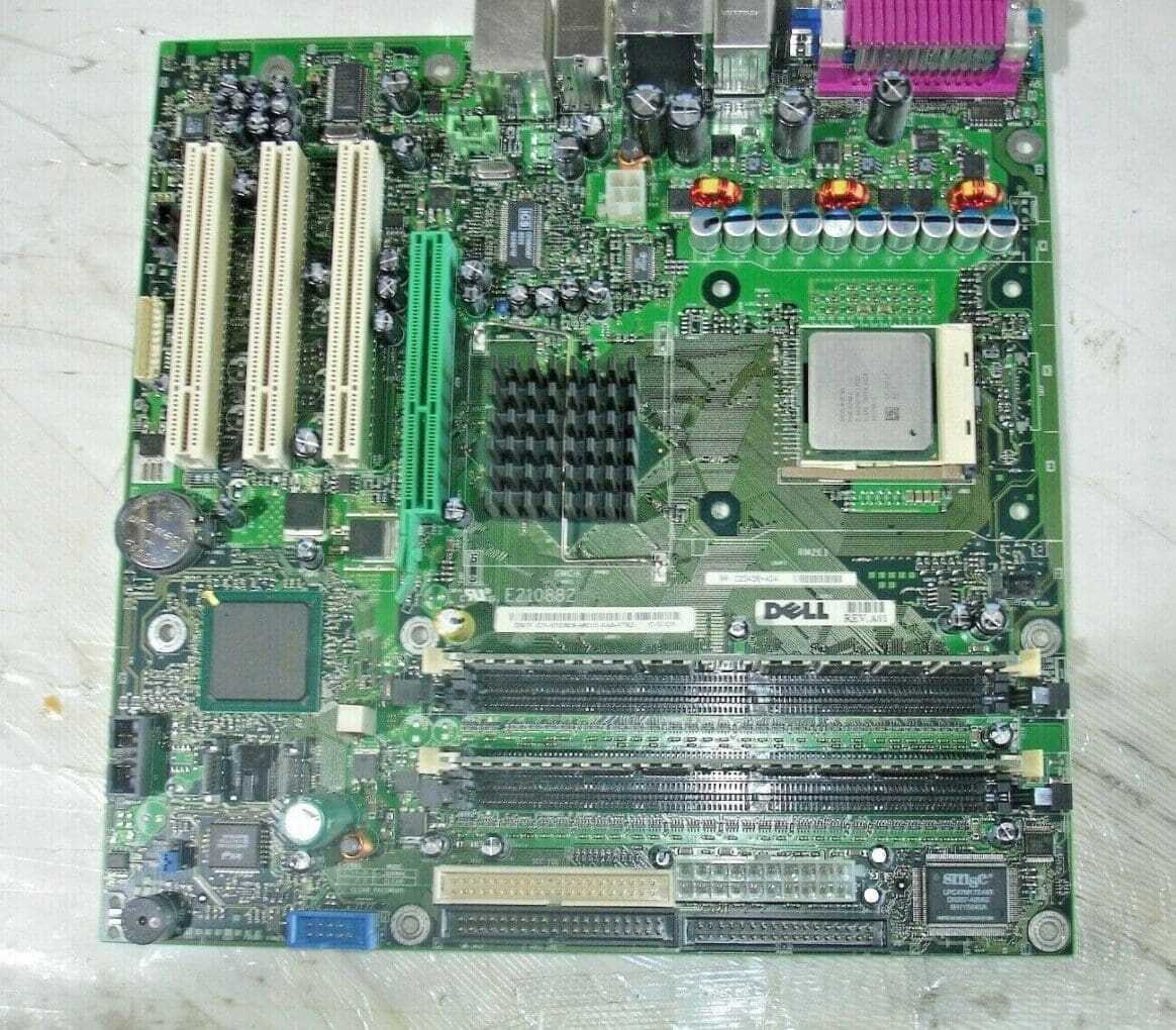 DELL 0N2828 MOTHERBOARD + INTEL PENTIUM 4 SL6PE CPU+512 MB RAM