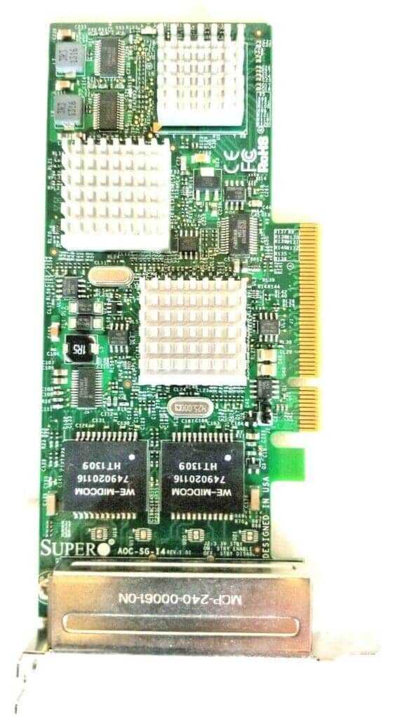 SUPERMICRO AOC-SG-I4 port Gigabit Networking Adapter