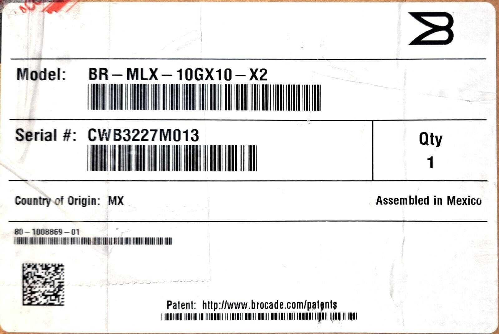 Brocade BR-MLX-10GX10-X2 10GB Module