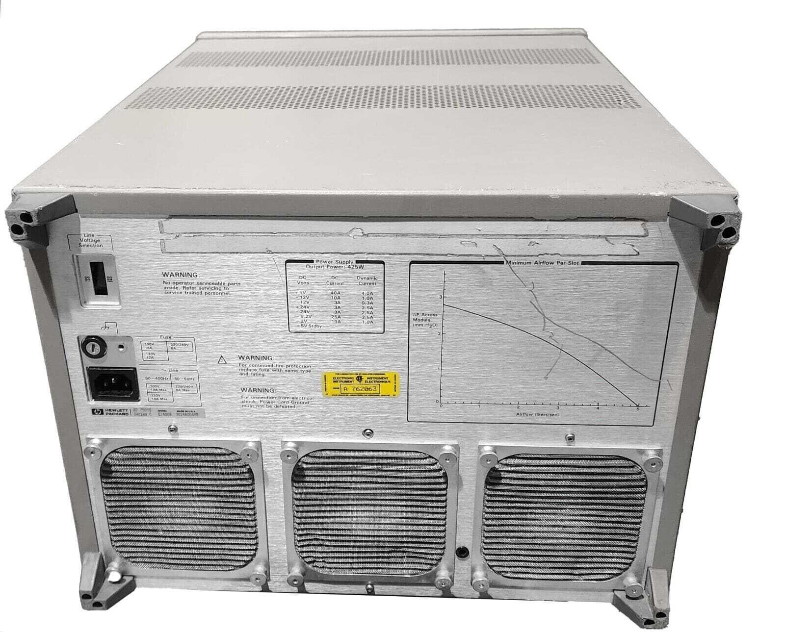 HP - Agilent - Keysight 75000 Series C Model E1400B High Power VXI Mainframe