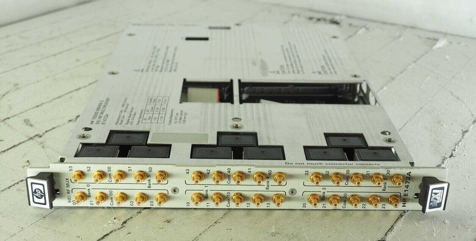 HP Agilent 75000 Series C Model E1472A 50 Ohm RF Multiplexer VXI Module