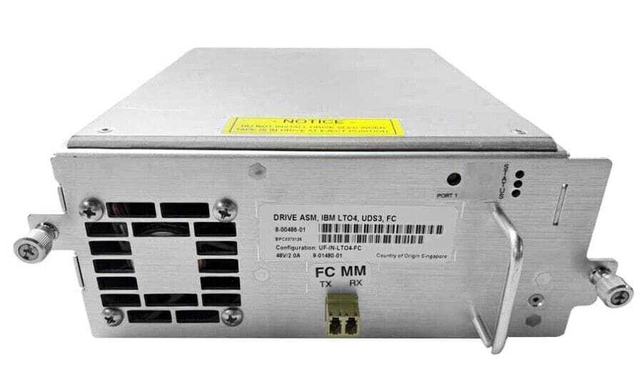 DELL POWERVAULT ML6000 TAPE DRIVE 0WN444 / IBM LTO4 Drive ASM UDS3 FC 8-00491-01