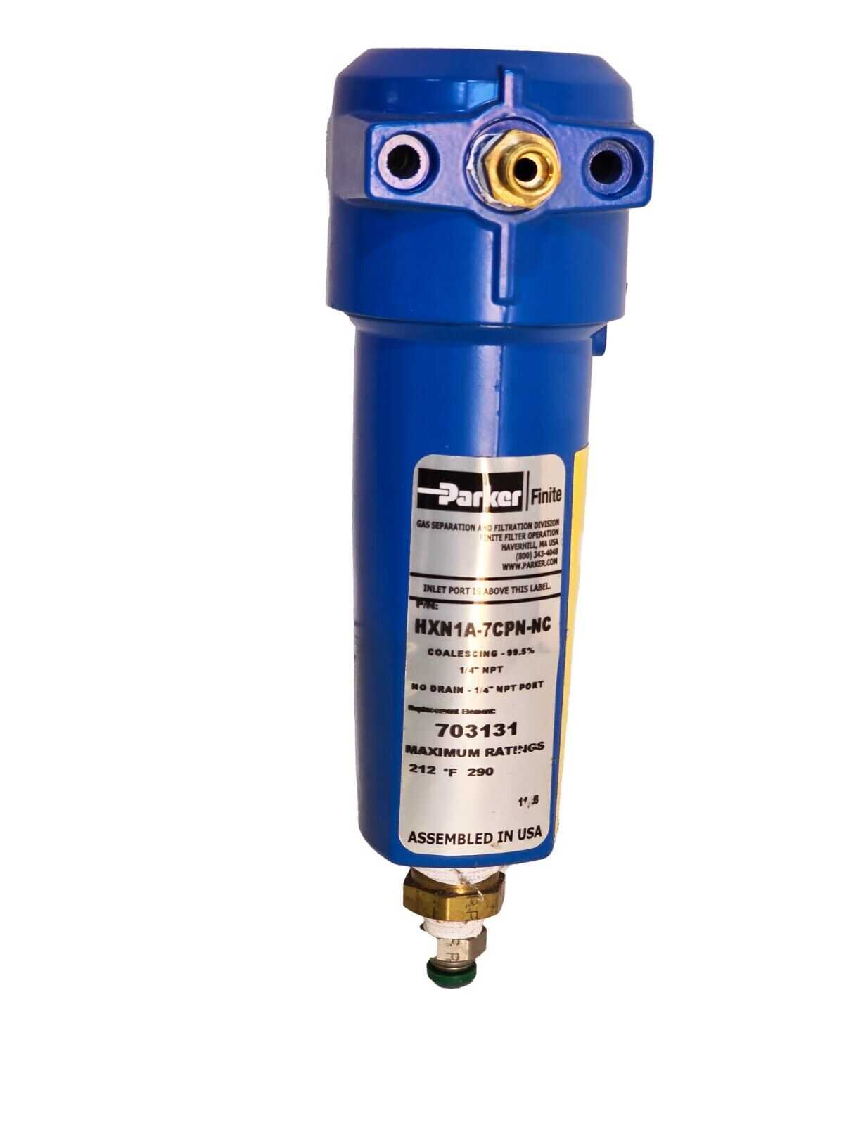 Parker hxn1a-7cpn-nc Finite Coalescing Filter