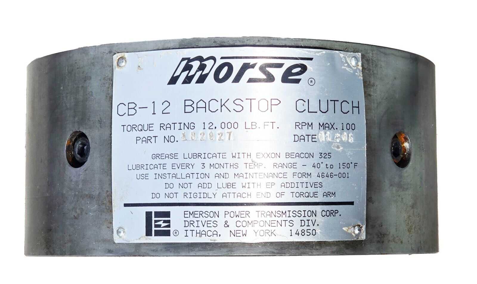Morse Backstop Clutch CB-12