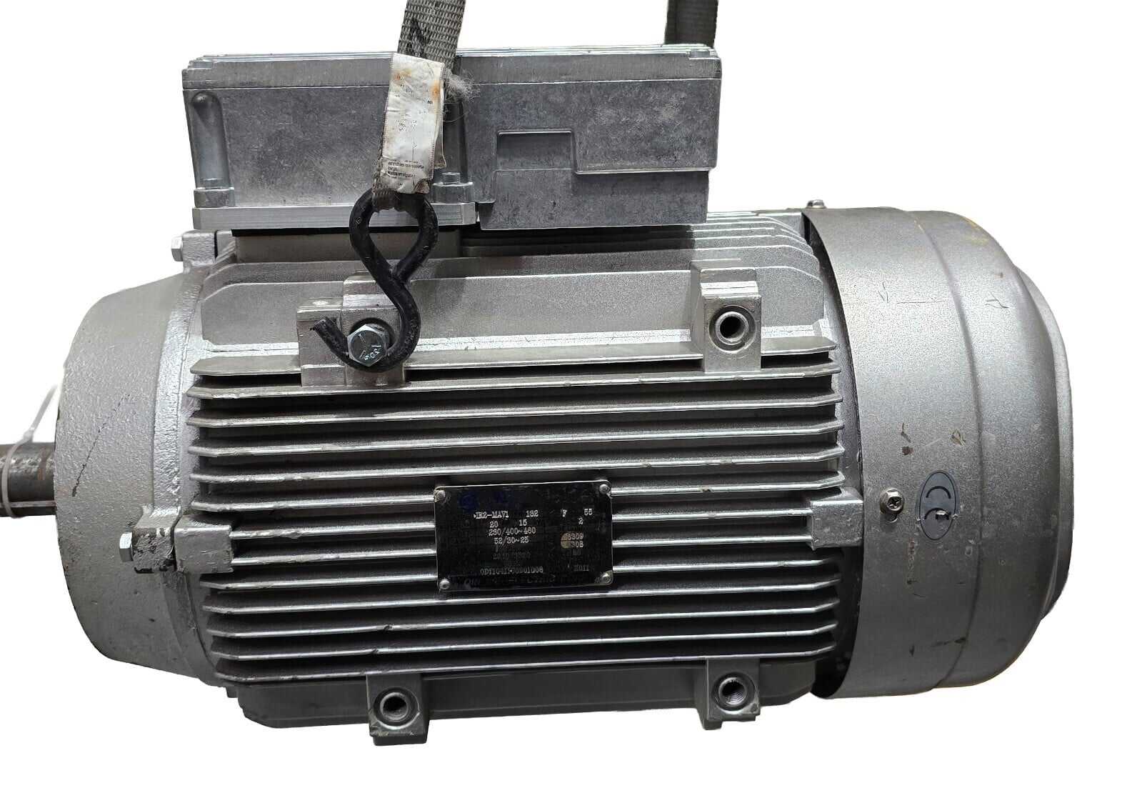 Qin Wei Electric IE2-MAVI FR.132S 20HP Electric Motor 230/400-460V 3PH 3520RPM