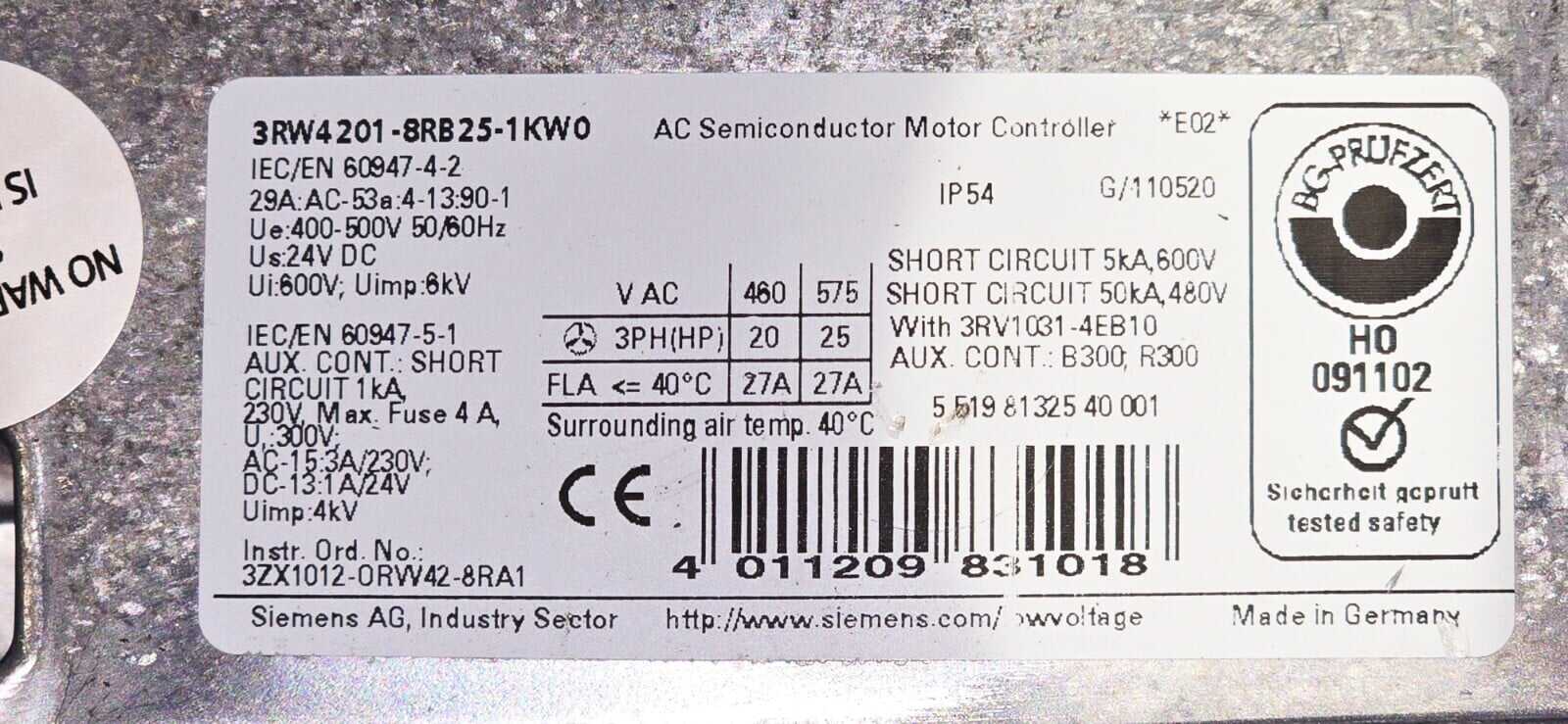 Qin Wei Electric IE2-MAVI FR.132S 20HP Electric Motor 230/400-460V 3PH 3520RPM