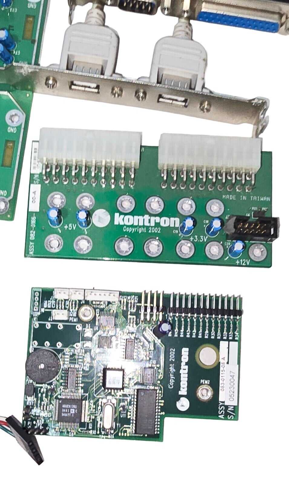 Kontron PCI-749-VE2-02 Pentium 4 SBC w/ Backplane, I/O Cards, Cables