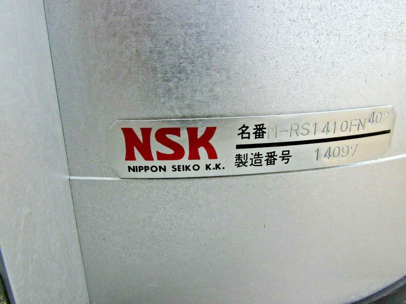 LOT OF TWO NSK MEGATORQUE MOTORS, M-RS1410FN002 and M-RS1410FN402