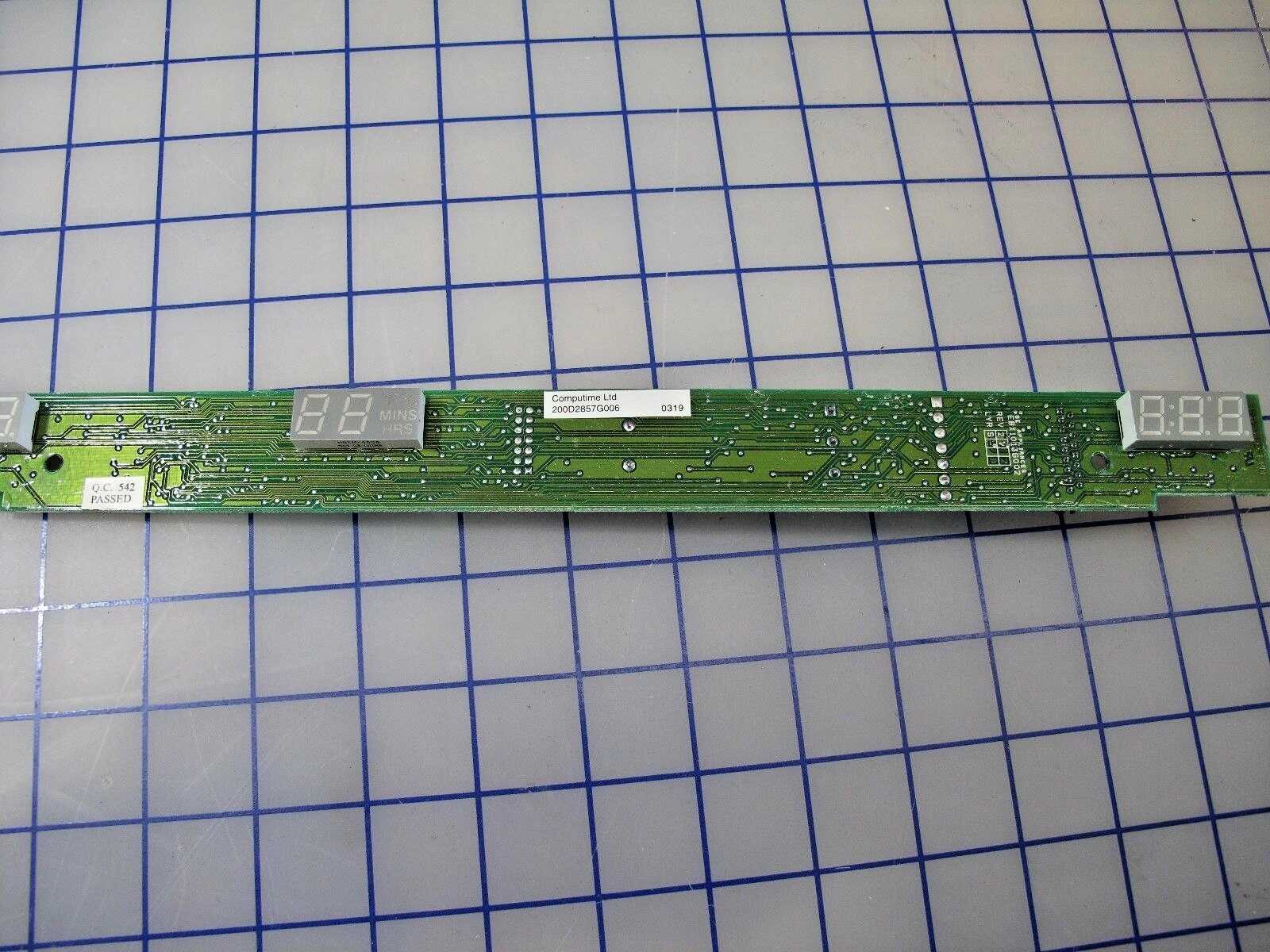 GE RCA REFRIGERATOR CONTROL BOARD 200D2857G006