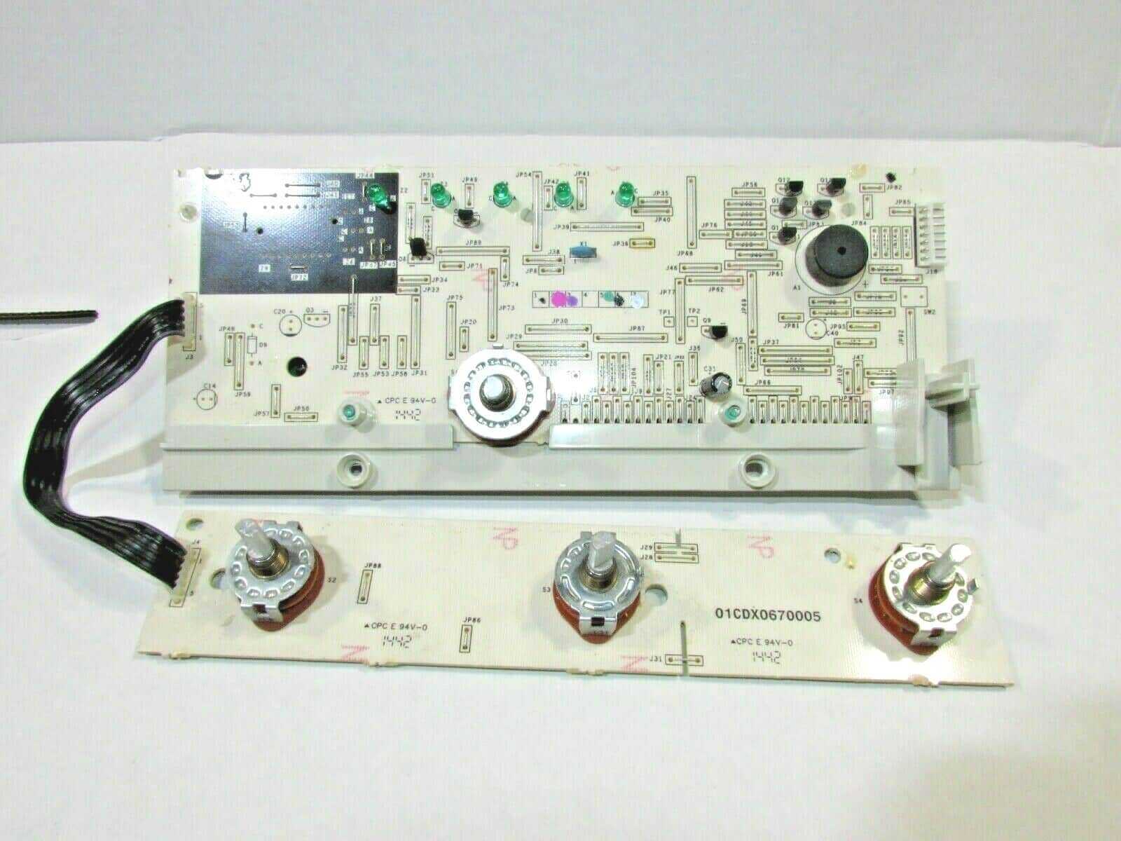 GE WASHER CONTROL BOARD 175D5261G022, WH12X10438