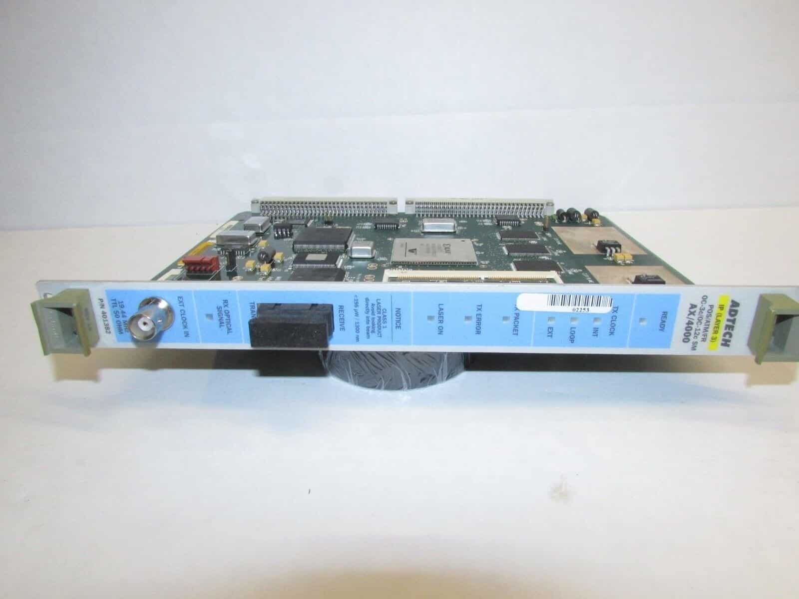 Adtech Spirent 1Gbps Analyzer POS/ATM/FR OC-3c/OC-12c SM 401382 FOR AX/4000