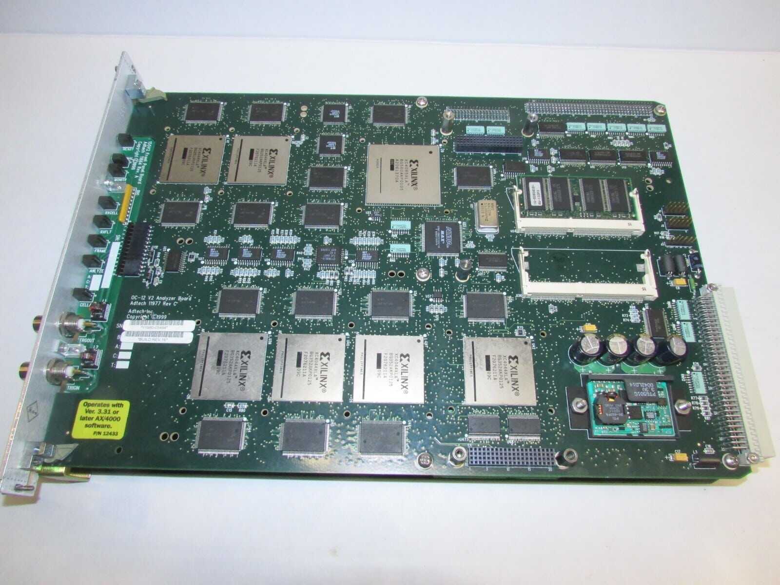 Spirent Adtech AX/4000 1Gbps Generator/Analyzer P/N 401400