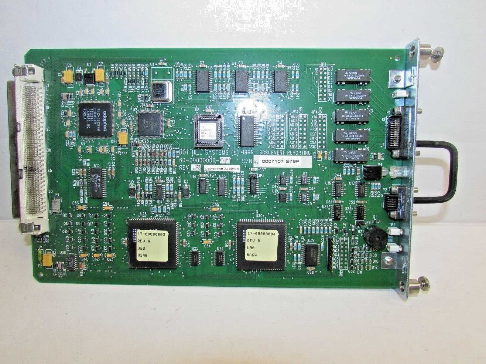 60-00000006-04 Dot Hill Systems 2000 SCSI Event Reporting Card