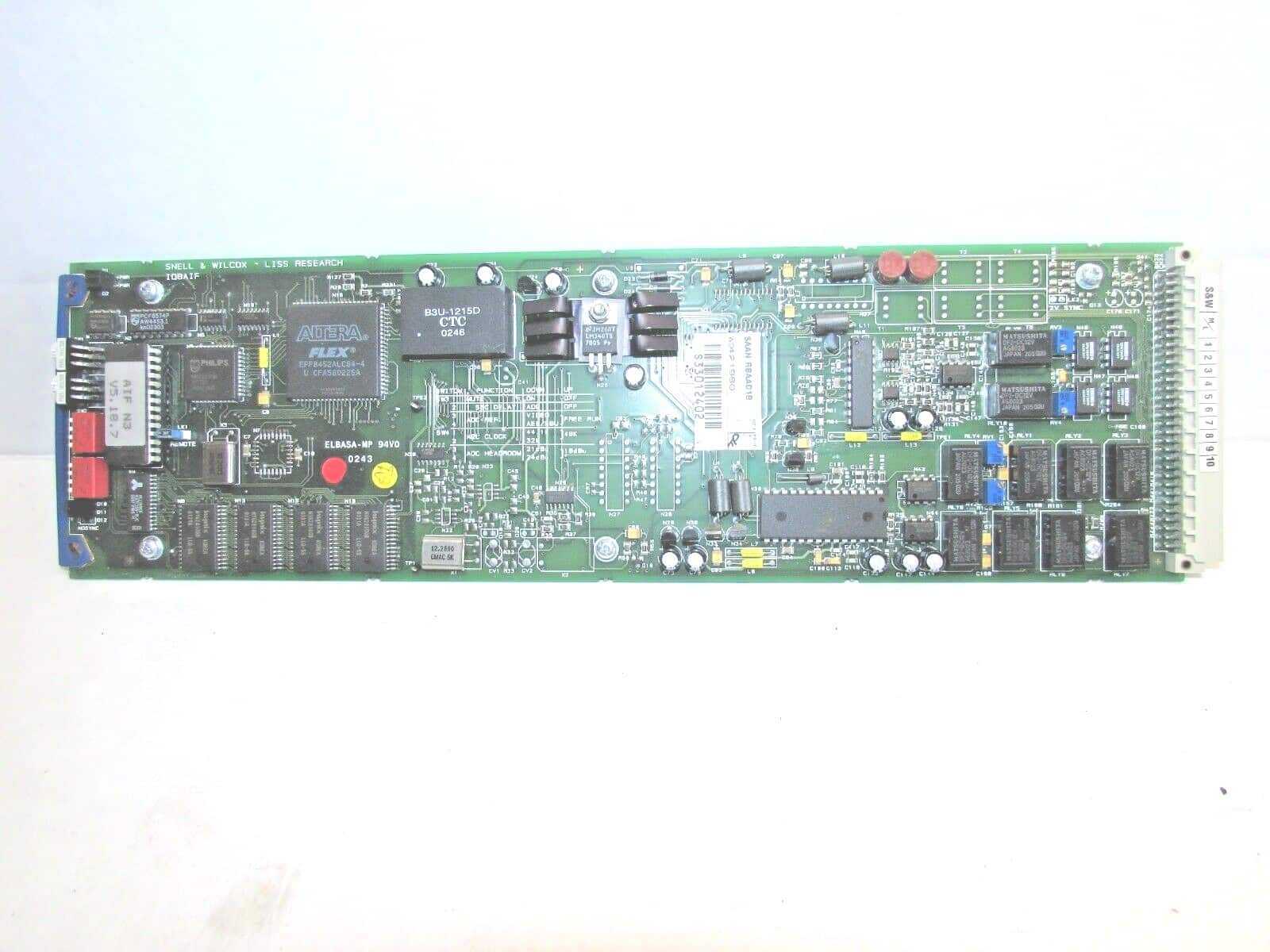 SNELL & WILCOX IQBAIF SAAN RBAAD18 AUDIO CARD