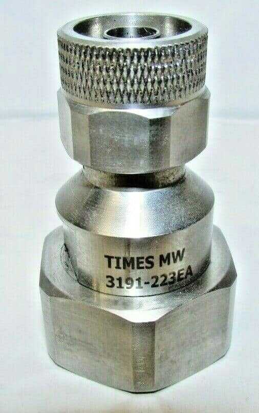 TIMES MICROWAVE TUFFGRIP ADAPTER 3191-223EA = N Male-7-16 Male