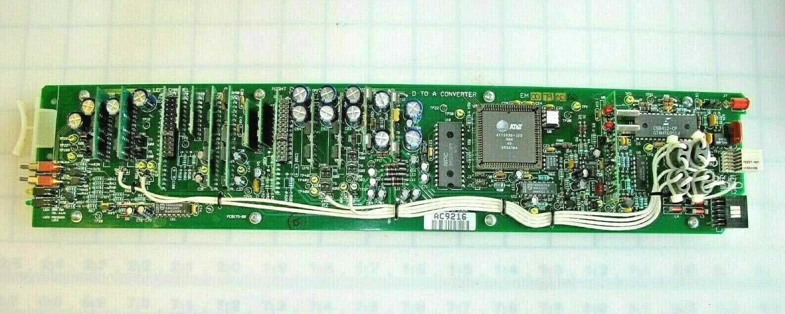 NVISION NV1045 20-Bit AES3 D to A Converter Module Card