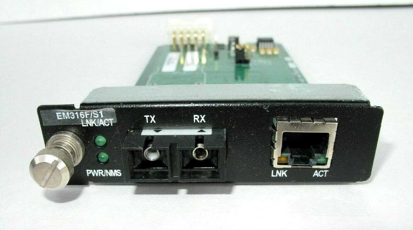 MRV EM316F/S1 Network Management Module