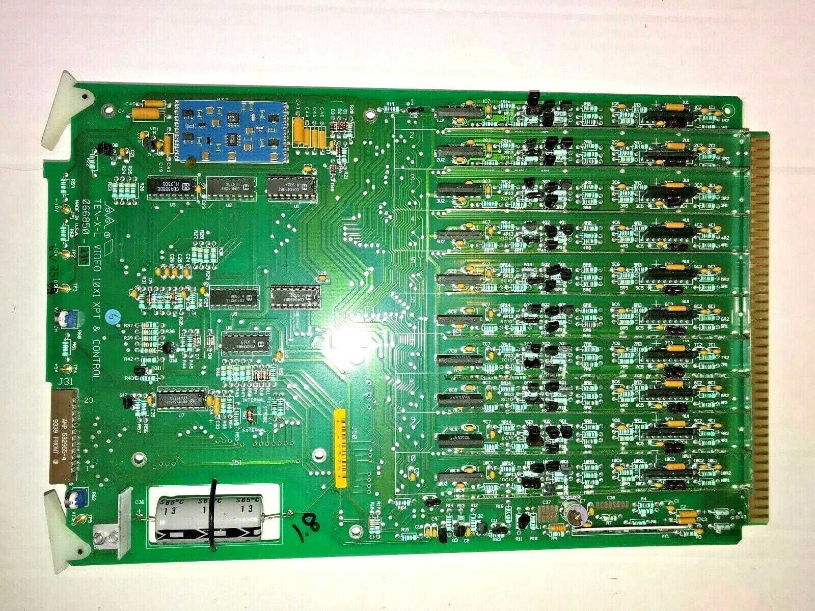 Grass Valley 066850 TEN-XL 10x1 XPT & CONTROL Card 066850-230